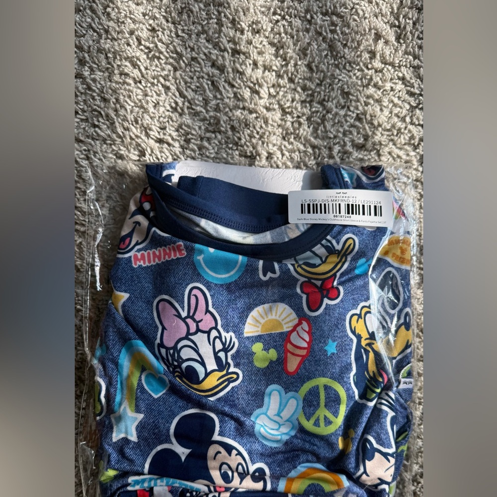 Little Sleepies Navy Disney Pajama Set